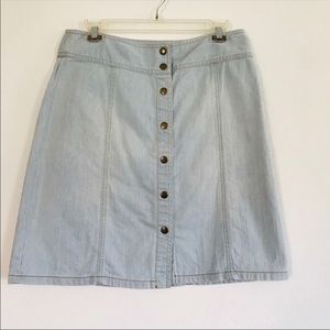 Theory denim skirt size M